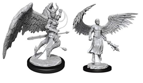Dungeons & Dragons Nolzur`s Marvelous Unpainted Miniatures: W13 Deva & Erinyes
